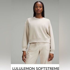 lululemon athletica Cream Crewneck Sweatshirt
